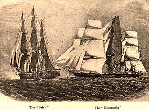 HMS Brisk and Emanuela