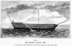 HMS Jersey Prison Ship 1782