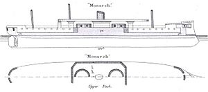 HMS Monarch diagrams Brasseys 1888