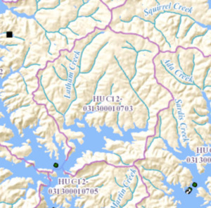 HUC 031300010703 - Latham Creek-Chestatee Riverf