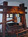 Holzspindelkelter von 1702
