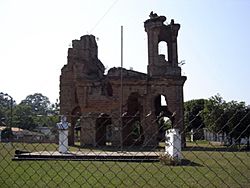 Ruins of church in Humaitá