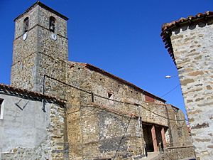 Church of the Holy Trinity in Santa Cruz de Yanguas, Soria, Spain.