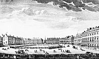 J Bowles's view of St James's Square