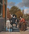 Jan Steen - Adolf en Catharina Croeser aan de Oude Delft 1655