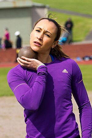Jessica Ennis -Dorothy Hyman Sports Centre, Cudworth, South Yorkshire, England-13May2012