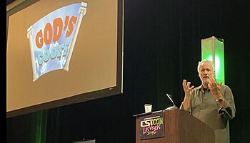 John de Lancie introducing God's Goofs