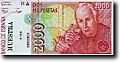 José Celestino Mutis banknote