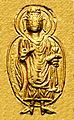 Kanishka Buddha detail