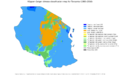 Koppen-Geiger Map TZA present