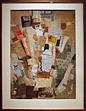 Kurt schwitters, difficile, 1942-43, collage