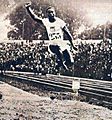 L'étudiant William DeHart Hubbard, vainqueur du saut en longueur aux JO 1924
