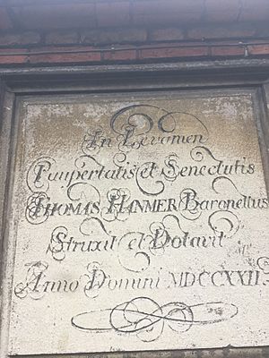 Latin inscription at Bunbury Rooms, Mildenhall