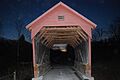Laurel Creek Covered Bridge - Night