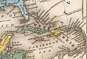 Map of Hayti Island (1839)