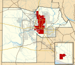 Maricopa County Incorporated and Planning areas Phoenix highlighted