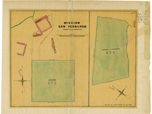 Mission San Fernando land claims 1854 01