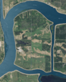 NASA Worldwind, USGS imagery map, Bradford Island, California