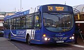 Network Harlow (Arriva-TGM) 3874 on Route 724, Heathrow Central Bus Station (13020875424) (cropped)
