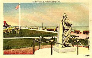 Norwegian Lady figurehead postcard