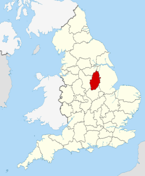 Nottinghamshire within England