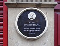 Octagon Chapel plaque