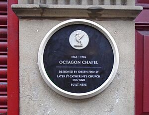 Octagon Chapel plaque