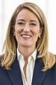 Official portrait of Roberta Metsola (cropped)