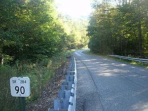 PA 284 westbound