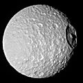 PIA20515 - Mimas' Mountain (cropped)