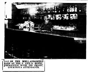 P & O Hotel bar 1938