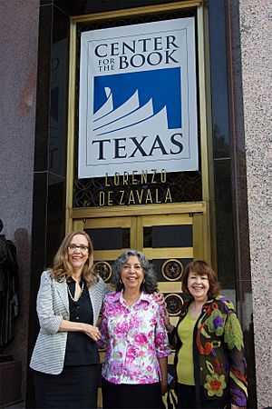 Pat Mora, Sarah Bird, Carmen Lomas Garza, Texas State Library 2