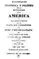 Portada de la Manifestación histórica y política de la revolución de América