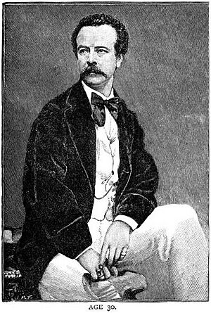 Portrait of Charles Frederick Worth aged 30