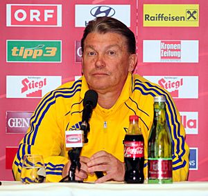 Pressekonferenz nach dem Fußballländerspiel Österreich-Ukraine (01.06.2012) Oleh Blochin1