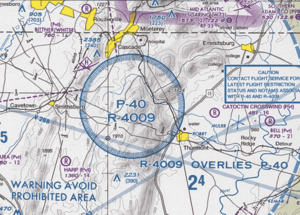 Prohibited Area P-40 Camp David