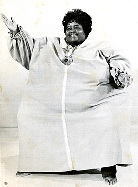 Promotional photo of Gloria Spencer from the jacket of her album "For Once In My Life" (Creed Records, 1976).tif