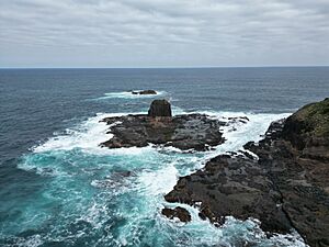 Pulpit Rock at Cape Schanck. April 2024