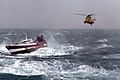 Royal Navy Sea King Helicopter Comes to the Aid of French Fishing Vessel 'Alf' in the Irish Sea MOD 45155248