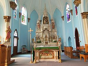 Saint Mary's Church interior - Riverside, Iowa
