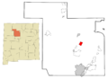 Sandoval County New Mexico Incorporated and Unincorporated areas Ponderosa Highlighted