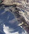 Santa Ana winds - satellite image