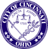 het Officiële zegel van Cincinnati, Ohio