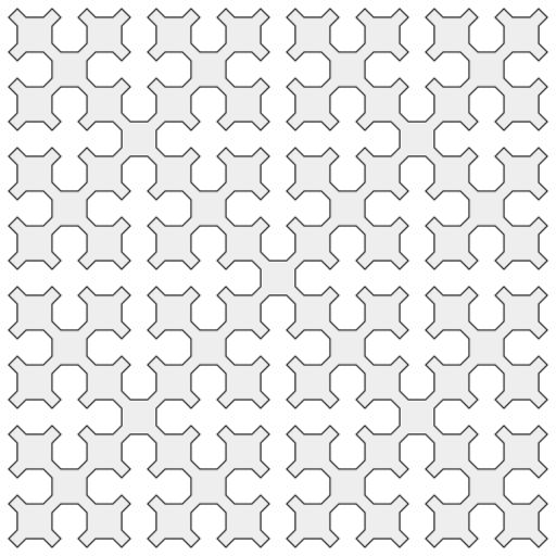 Sierpiński curve order 4