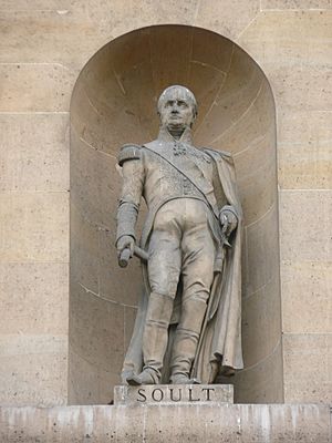 Statue du maréchal Soult au Louvre