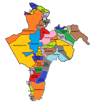 Taguig City Map with EMBO Barangay