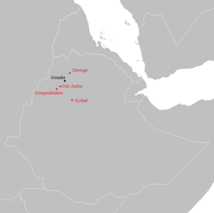 Tewodros' battles (1853 - 1855)