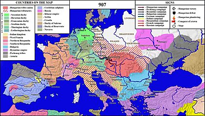 The Bavarian-Frankish attack against Hungary and the Battle of Pressburg