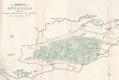 The Forest of Anderida during the Roman Occupation of Britain (cropped)