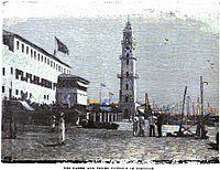 The Harem and Tower Harbour of Zanzibar (p.234, 1890) - Copy